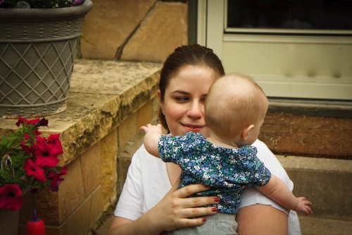 Sonja at eight months